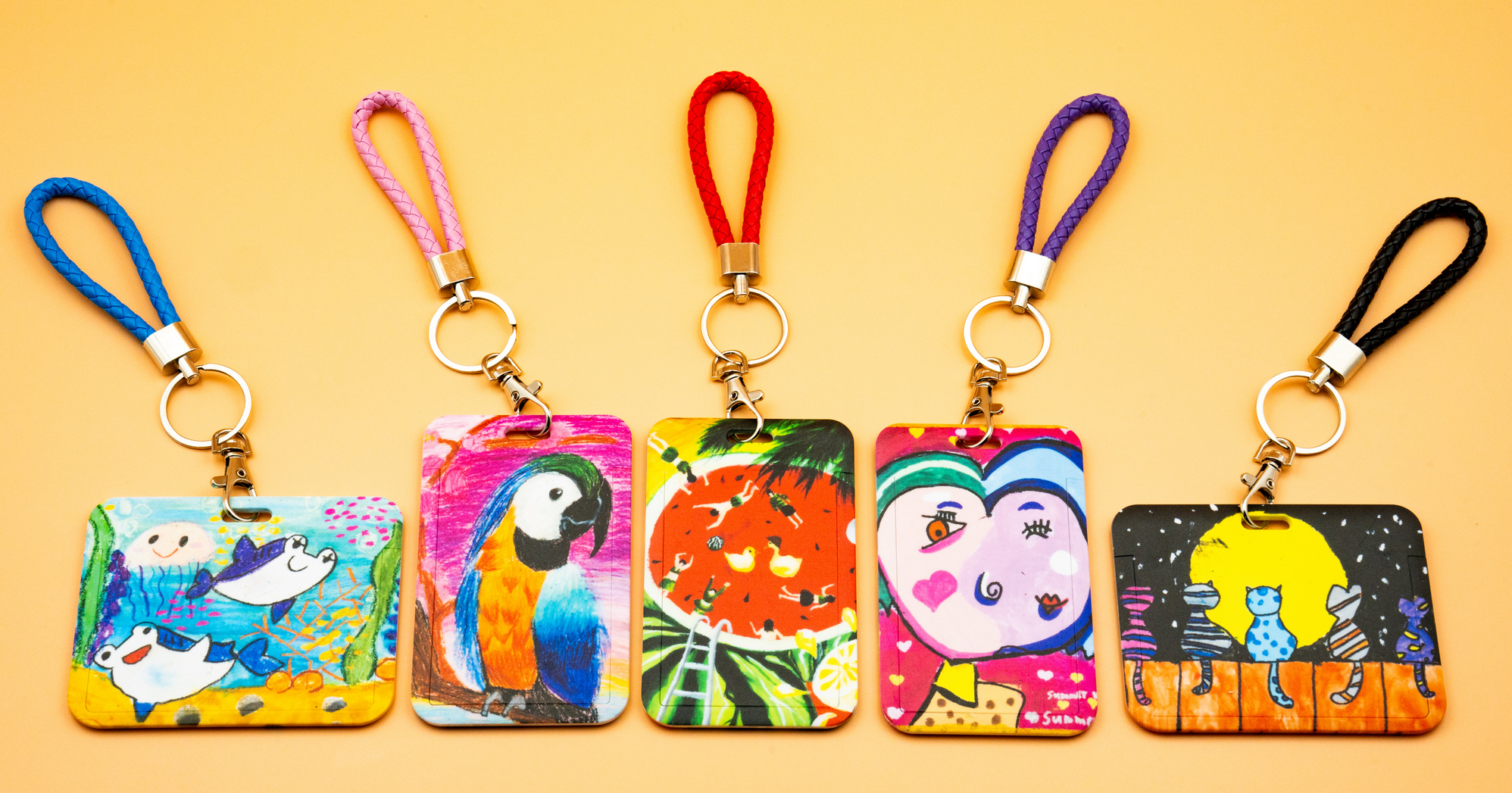 Leather Wristband Keychain 皮製手帶匙扣